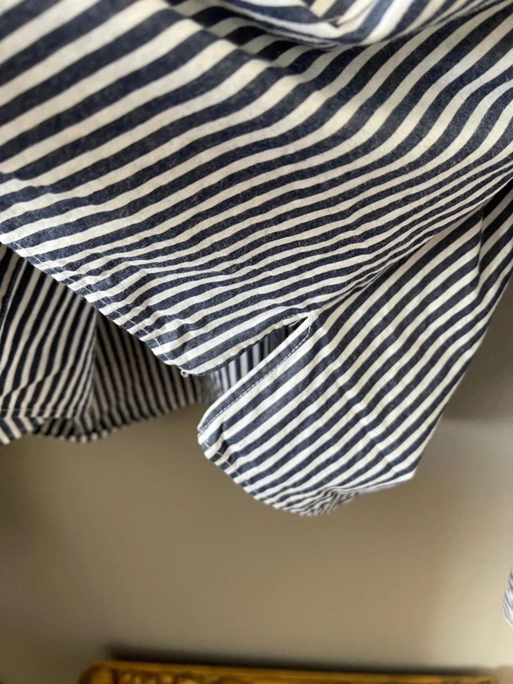 French Connection cropped striped button-down shirt - Picture 6 of 10